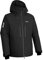 Herren Wasserdicht Skijacke Winddicht Snowboardjacke Warm Outdoor Winterjacke mit Kapuze Schwarz L