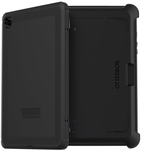 OtterBox Defender Hülle für Samsung Galaxy Tab A9+, Schwarz | ultrarobuste Schutzhülle mit integriertem Displayschutz, 2x getestet nach Militärstandard