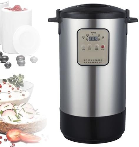 Hydravex Macchina per la fermentazione elettrica, yogurtiera a Controllo Intelligente Completamente Automatica da 12 Litri, fermentatore Multifunzionale per Pasta di Vino di Riso e aceto di Frutta