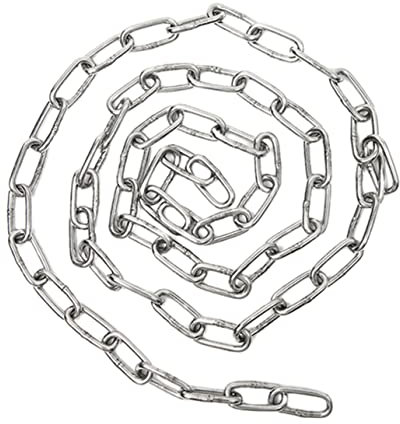 PACKOVE Edelstahl Kette Rostfrei Gewichtstragende Industriekette Langlebige Robuste Haustier-leine Vielseitig Einsetzbar Für Industrie Und Haustiere