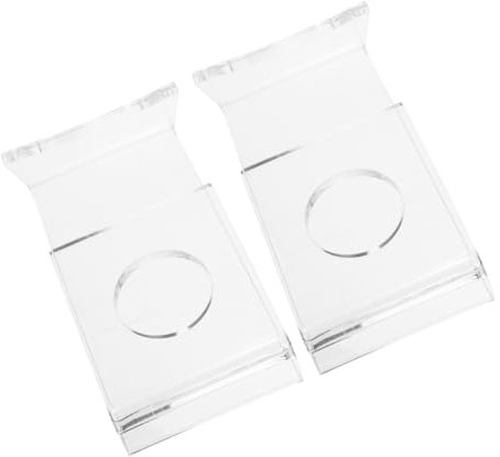 WESIEVYA 2stücke Tischtennisschlägerhalterung Aus Acryl Transparente Vitrine Für Schläger Geeignet Für Shakehand Und Pen-hold Griffe Modernes Design Für Home Und Shop