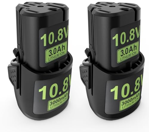 2X 10.8V 3Ah DREAMDASH Replacement Battery for Stihl AS 2 Tool GTA 26 40 | For Chainsaw HSA 26 30 Hedge Trimmer FSA 30 Strimmer ASA 20 Secateurs SEA 20 Vacuum RCA 20 Pressure Washer KOA 20 Compressor