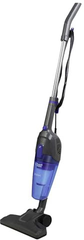 Russell Hobbs®, Blue & Grey , Zoom 2-in-1 Corded Stick Vacuum Cleaner, Lightweight, 600W Power, Crevice Tool, 0.5L Dust Tank, Bagless, Detachable Handheld, Washable Filter, 5M Power Cord, RHSV1002