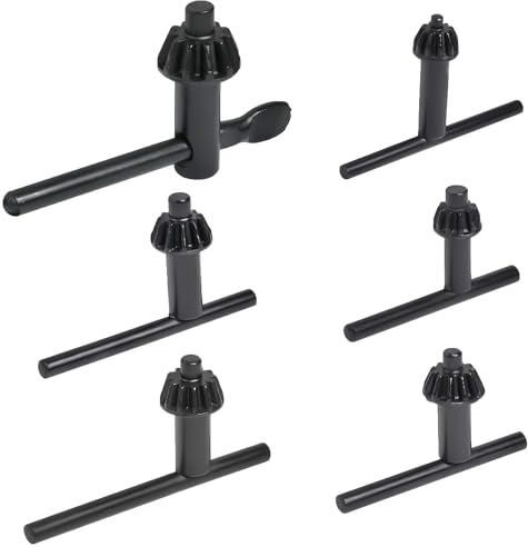 6 Pcs Drill Chuck Key Set, Replacement Drill Chuc.k Keys for Drill Chuck Keys Wrench Set, for 4mm 6mm 10mm 13mm 16mm 20mm