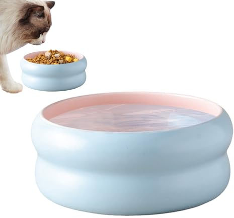 Kattmatsskål - Keramisk Vattenskål För | Mikrovågsäker Hundmatsskål Till Hushåll, Inomhus, Utomhus & Resor