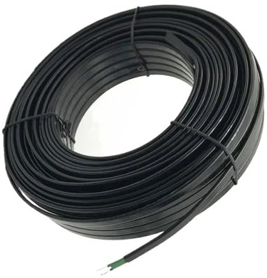 POQAX Selbstregulierender elektrischer Heizdraht, 12 V, 24 V, 110 V, 220 V Heizkabel, Wasserleitung, Frostschutz(110V 20W 15m)