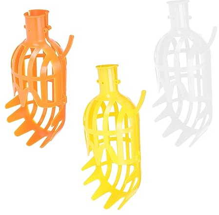 HIAKDOFT 3pièces Cueille-Fruits Télescopique pour Hauteur Élevée Outil pour Cueillir Les Fruits Appareil Pratique pour Vergers et Jardins