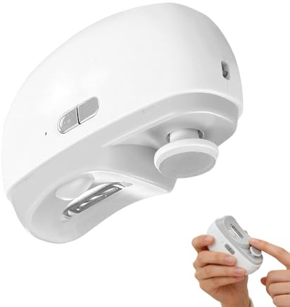 Tagliaunghie Elettrico – Lucidatrice per Unghie Ricaricabile Automatica Con Luce LED E Blocco Di Sicurezza, Elettrica Per Adulti Anziani, Manicure, Pedicure, Soggiorno