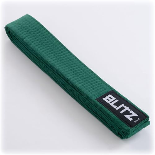 Blitz Plain Coloured Belt - Green - 320cm