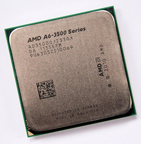 AMD A Series A6 X4-3500 2.1GHz 1MB L2 - Procesador (AMD A6, 2,1 GHz, Socket FM1 uPGA, PC, 32 NM, A6-3500)