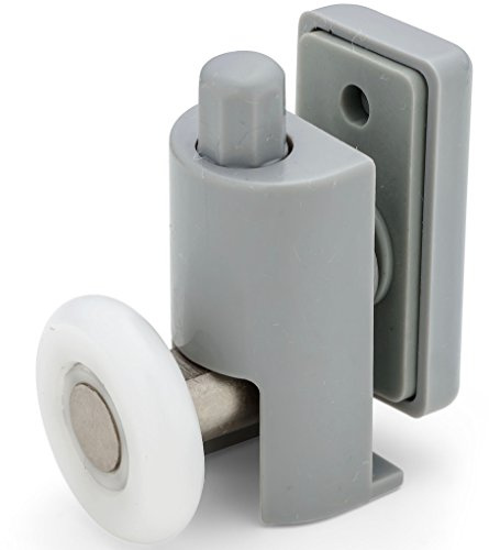 ShowerPart Single Bottom Shower Door Rollers/Wheels/Runners L073P, Diameter 23mm, Wheel Thickness 6mm, Plastic, Shower Door Replacement Parts, 2X