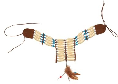 Horror-Shop Indianer Halsband Kostümschmuck
