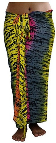 ca.100 Modelle im Shop Sarong Strandtuch Pareo Wickelrock gelb blau rot Sar40