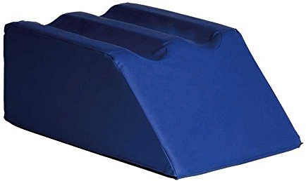 Pader Lymphdrainagekeil, Lagerungskeil, Kustleder, 2 Beinmulde, 75x50x30cm anthrazit