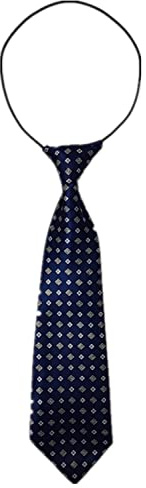 Miobo Cravate enfant garçon avec élastique flexible - Bleu - 28