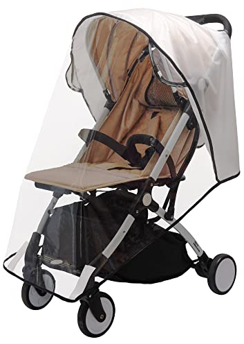 Bemece Habillage Pluie Universelle pour Poussette, Contre Pluie et Vent