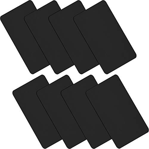 WILLBOND 8 Nylon Reparatur Patches - Selbstklebende, Wasserdichte Patches für Kleidung, Daunenjacke, Zelt, Tasche (Schwarz)