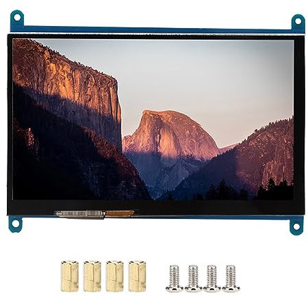 Bewinner Écran Tactile HDMI LCD 7 Pouces HD, Moniteur capacitif 1024x600 pour , Moniteur Professionnel 5 Points tactiles pour 3/2/1