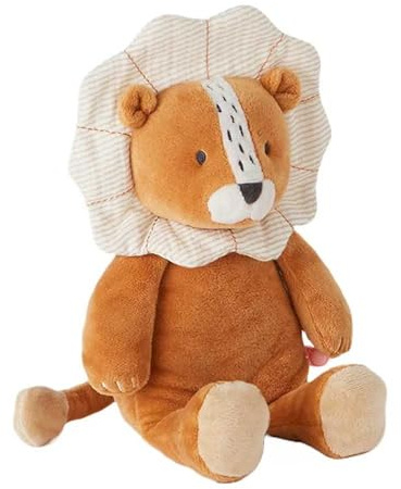 Noukie's - Schmusetuch für Kinder - Kleines Plüschtier Babou - Schmusetuch aus Bio-Baumwolle - Kindgerechte Größe (25 cm)