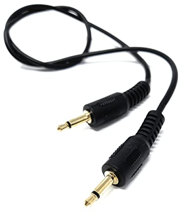 DRUT Spina Jack Mono da 3,5 mm a 3,5 mm da 1 m Cavo Mono da Maschio a Maschio Connettori Dorati da 3,3 Piedi