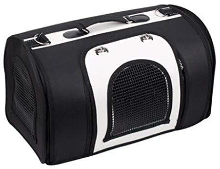 Samnuerly Wandernder Hundetransporter-Rucksack, Outdoor-Reise-Haustiertransporter, Oxford-Stoff-Hundetransporter, atmungsaktives Mesh-Katzenkäfige für kleine, mittelgroße Hunde (CS)