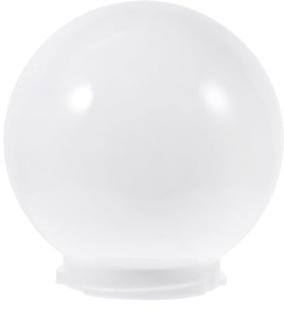 MAGICLULU Kugel Lampenschirm Ersatz Für Außenleuchten Acryl Milky Spherical Lampshade Für Garten Terrasse Und Wandlampen