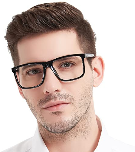 MARE AZZURO Extra Large Reading Glasses Men Oversized Square Readers