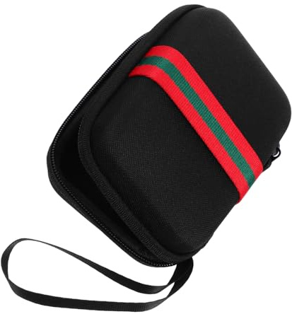 HAMPPLIES Étui Noir pour Rangement et Transport pour Lecteur de Glycémie Fermeture Éclair en EVA Léger Protection D'instruments Médicaux à Domicile Bureau