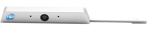 SIMPLETEK - Marco de módulo de cámara web para todo en uno de 24 curvado, con soporte blanco, compatible con placas base con ranura GPU