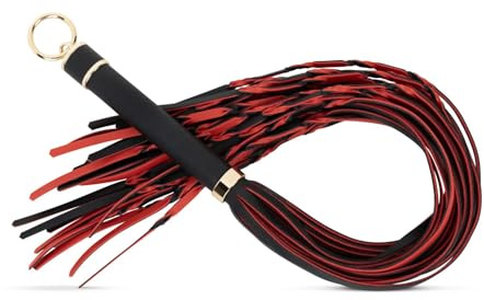 Fetish Collection - Flogger 64 cm, colore: Rosso e Nero