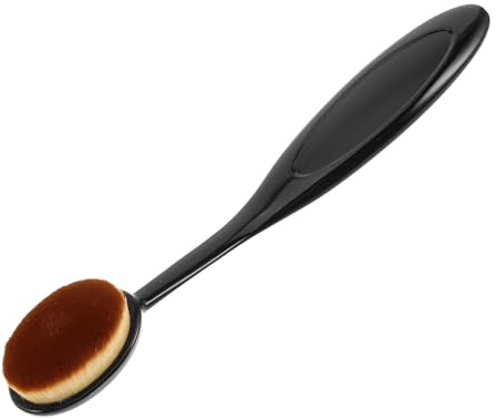 TEHAUX Brocha de Maquillaje para Polvo y Base Cerdas Densas y Mango Cómodo, Diseño Elegante para Uso Profesional y Viaje