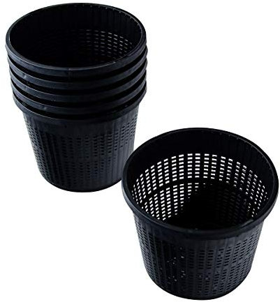 Pisces Pond Round Plant Basket 13 x 10cm - 6 Pack of Pond Planting Pot