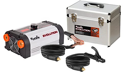 CEVIK PRO CE-EVOLUTION18X - Soldador Inverter MMA con Máscara de Soldadura y Portaelectrodo - 140A 45% 230V - Electrodos hasta 3.25mm - Display Digital - Máquina Soldar Portátil Ultraligera