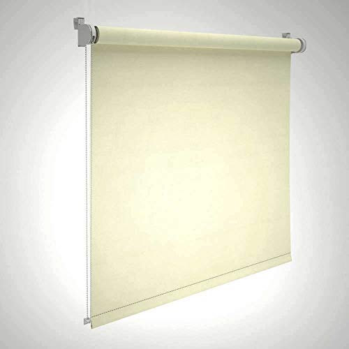 etérea Klemmfix Rollo Plissee Jalousie, Sonnnenschutz & Verdunklungsrollo, Rollo ohne Bohren - 60x160 cm, Natur