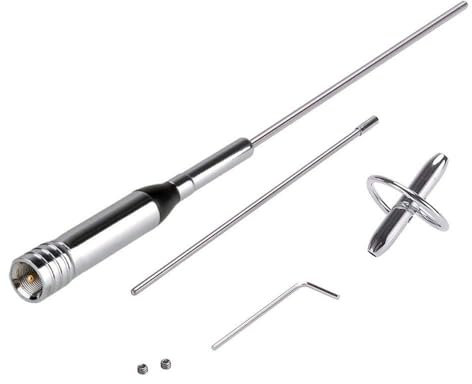 TengKo NL-770S Banda Dual UHF/VHF 144 / 430MHz de Alta Ganancia Amateur UHF Plug PL-259 Antena de Radio para Coche Móvil y Otros Dispositivos