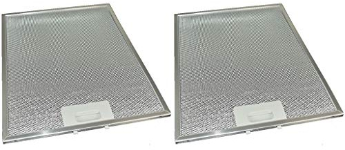 Cooker Hood Metal Mesh Grease Filters Pack of 2 compatible with AEG Beko
