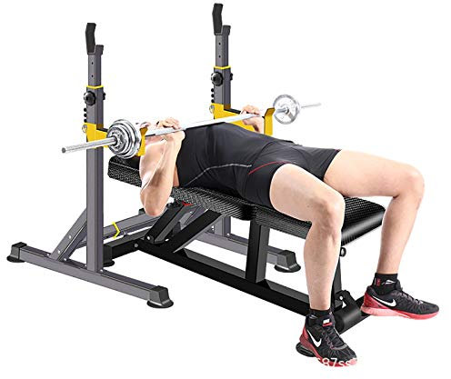Hantelablag Half-Frame Squat Rack Multifunktionales Gewichtheben Haushalt Langhantel Rack Professionelle Bankdrücken Kombination Fitnessgeräte