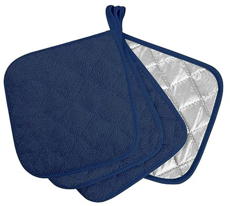 meioro Pot Holders for Kitchen High Heat Resistant Potholder for set of 4, Cotton Hot Pads,Oven Mitts Hot Pot Holder for Kitchens, Washable Trivet for Cooking BBQ