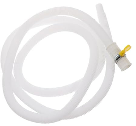 Alipis 1.5m Tuyau De Drainage Pour Climatiseur Extérieur Avec Collier Rallonge Pour Évacuation Condensats Accessoire Pour Systèmes De Climatisation Maisons Et Bureaux