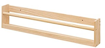 asdchZen Zeitschriftenständer Aus Holz Für Zu Hause, An Der Wand Montierte Bücherregale, Zeitschriftenständer, Zeitschriftenhalter Für Kinderzimmer/Wohnzimmer/Wohnheim (80 cm (31 1/2))
