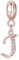 Symreite Letter J Charm - 925 Sterling Silver with 5A Cubic Zirconia, Initial Pendant for Women & Girls, Fits Pandora Bracelets