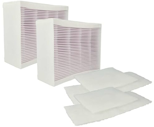 vhbw 6-teiliges Filter-Set Ersatz für Vallox 27 | 2505 für Lüftungsgerät - Grobstaubfilter, Feinstaubfilter