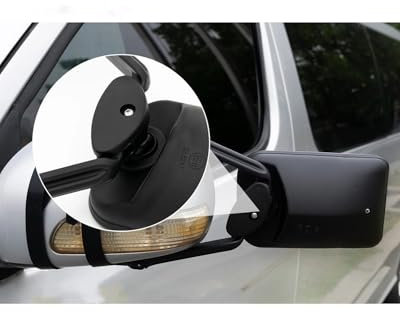 caravanspiegel 2 STÜCKE Universal Abschleppspiegel Für Caravan Trailer Rückspiegel Toter Winkel Konvex Weitwinkel Sicheres Transportieren Verlängerung Wohnwagen Spiegel Auto