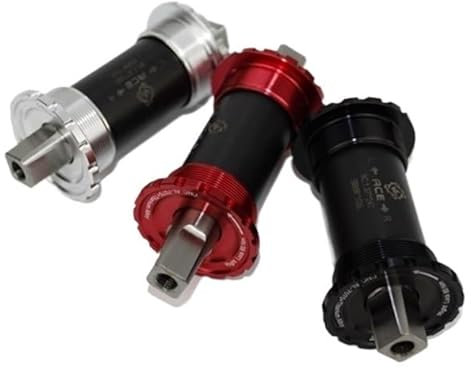 SQIANKUN Movimento Centrale Bici Cuscinetto in Titanio Cavo for Movimento Centrale della Bicicletta 103mm 107mm 110mm 113mm 119mm 1.37 Movimento Centrale Perno Quadro(103mm Black)