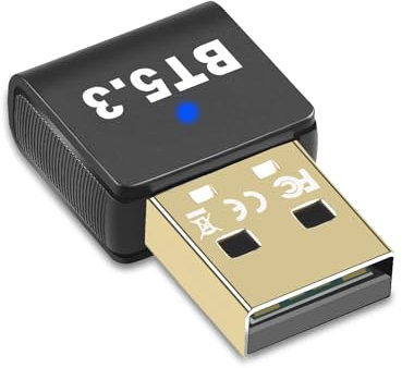flintronic Adattatore Bluetooth 5.3 per PC, Bluetooth Dongle USB, chiavetta USB Bluetooth, Bluetooth Stick Dongle (EDR & BLE) per Windows 11/10/8.1/7, per Desktop, Laptop, Auricolari, Tastiera, Mouse