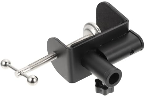 OFFIGAM Soporte de Micrófono y Lámpara de Mesa con Abrazadera de Metal Superficies Planas para Hogar y Estudio
