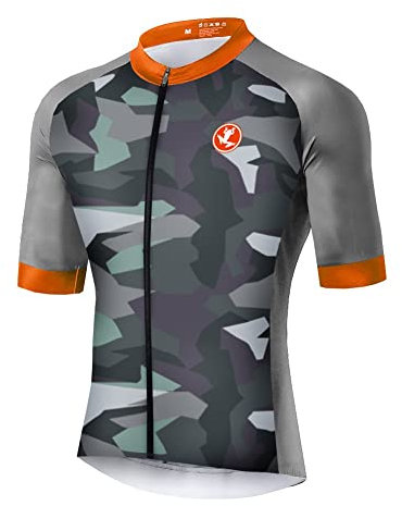 UGLY FROG Stoff-Upgrade – Milchfaser Bike Wear MTB Rennrad Radsport Bekleidung Herren Radfahren Jersey Männer Mountainbike Trikot Full Zip Fahrrad Shirt Laufende Top Road MTB Kleidung
