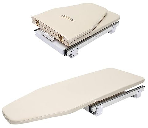 Nisorpa Folding Ironing Board Rotatable 180° Drawer Ironing Platform With Heat-resistant Cover for Space Saving 800 x 310MM