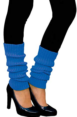 Oblique Unique® Sexy Damen Bein Stulpen Neon Strümpfe für 80er Jahre 80s Motto Party Fasching Karneval Tanzen Aerobic Kostüm Accessoires - Farbe wählbar