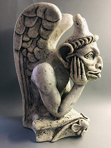 Vianaya Gargoyle de Paris Notre Dame – Modell Penseur – Maxi Größe 32 cm – Material Platre – Qualität Made in France